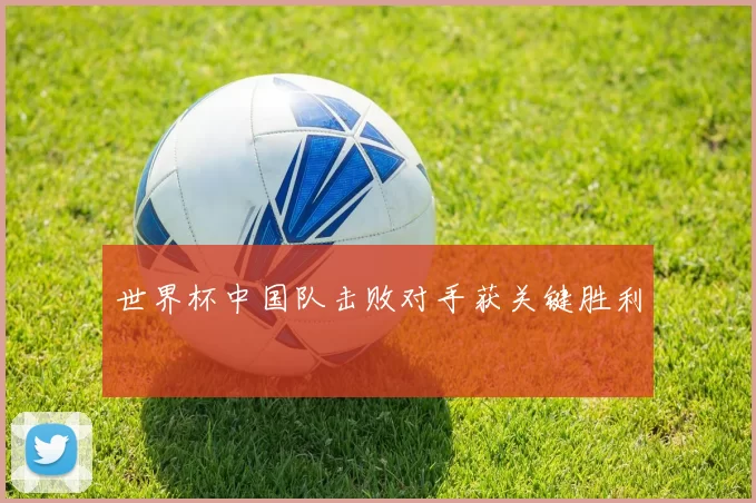 世界杯中国队击败对手获关键胜利