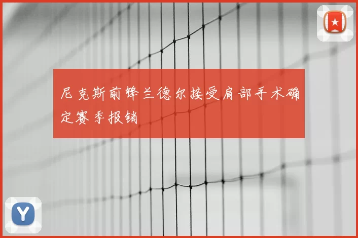 尼克斯前锋兰德尔接受肩部手术确定赛季报销
