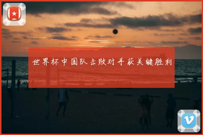 世界杯中国队击败对手获关键胜利