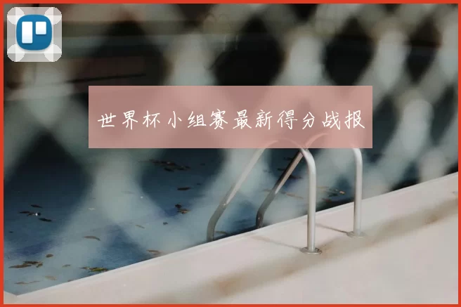 世界杯小组赛最新得分战报